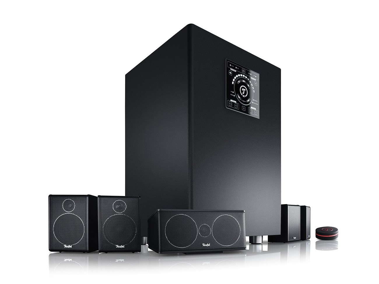 Todas las piezas del set Teufel Concept E 450 Digital 5.1