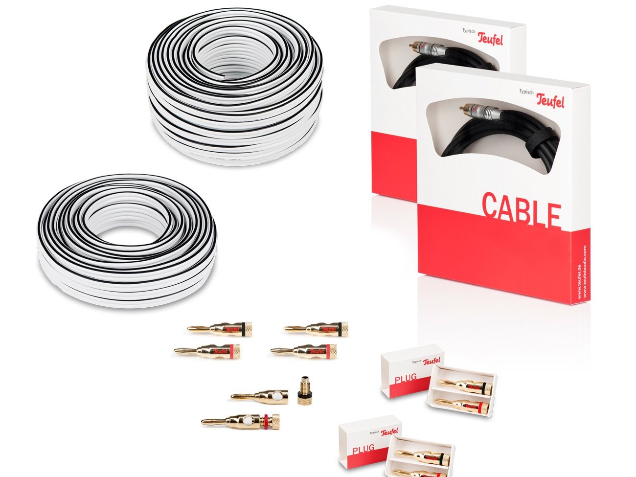 Cables para conectar un home cinema 5.2 