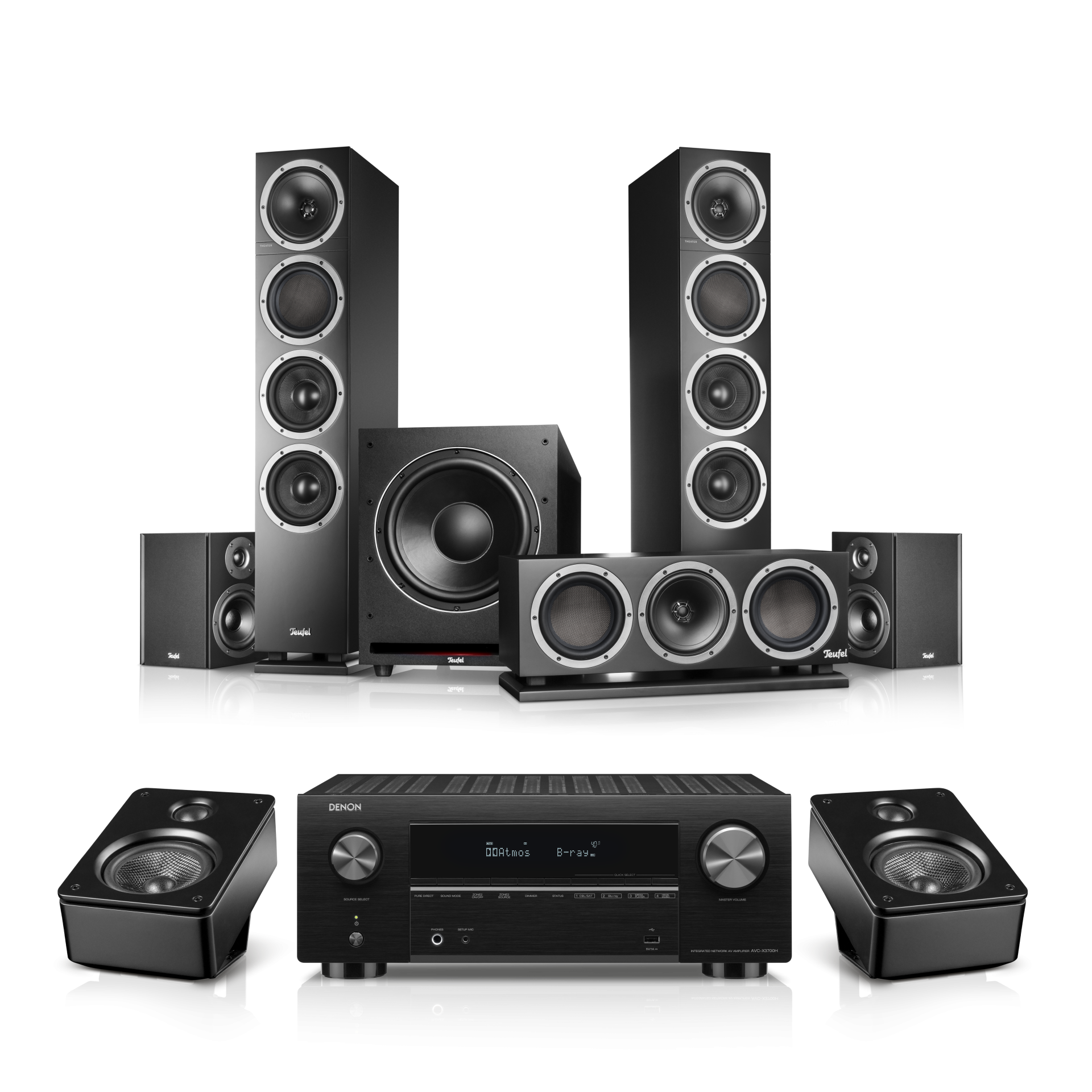 Theater 500 Surround AVR für Dolby Atmos "5.1.2"